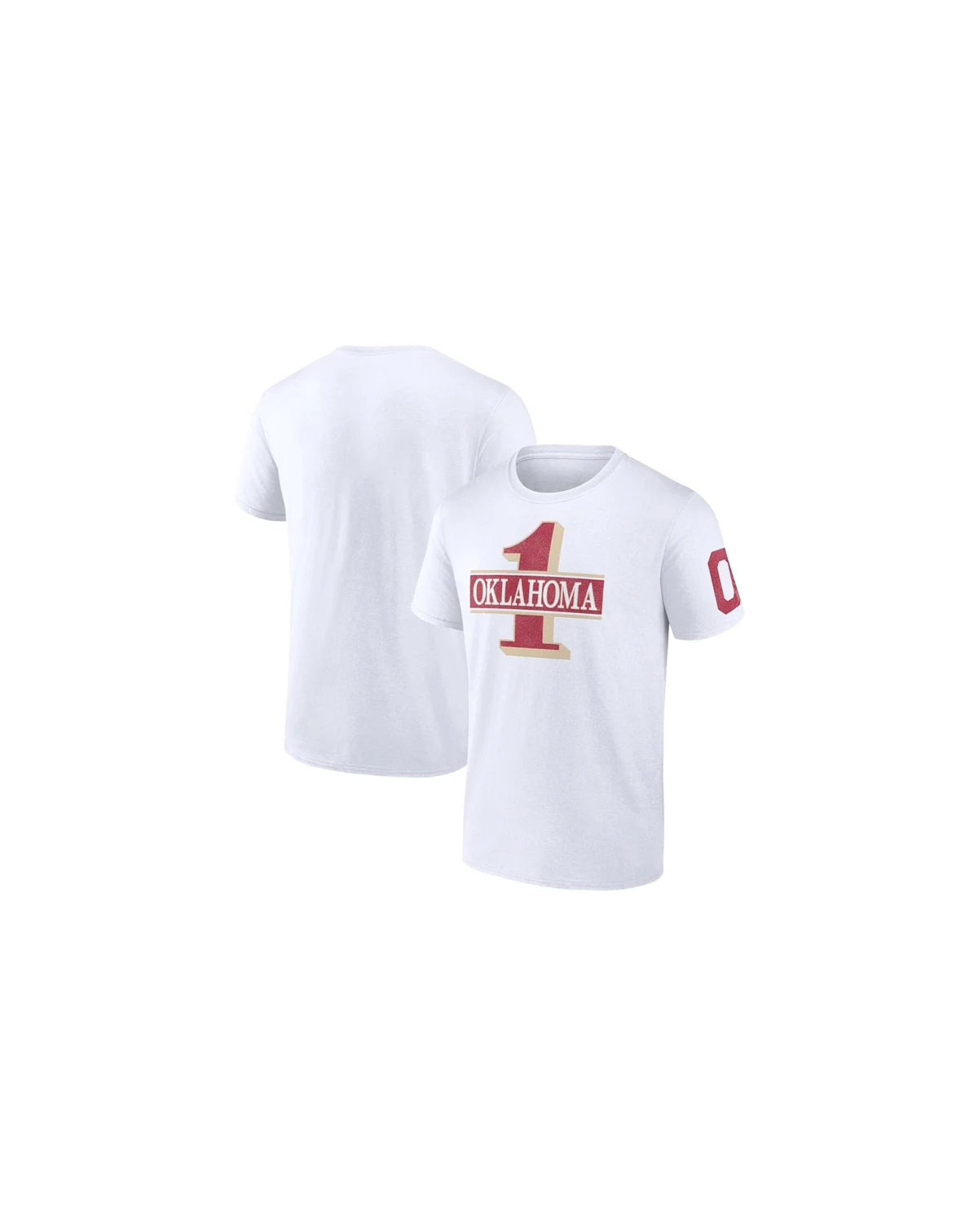 Men's White Oklahoma Sooners Only One Fan T-shirt