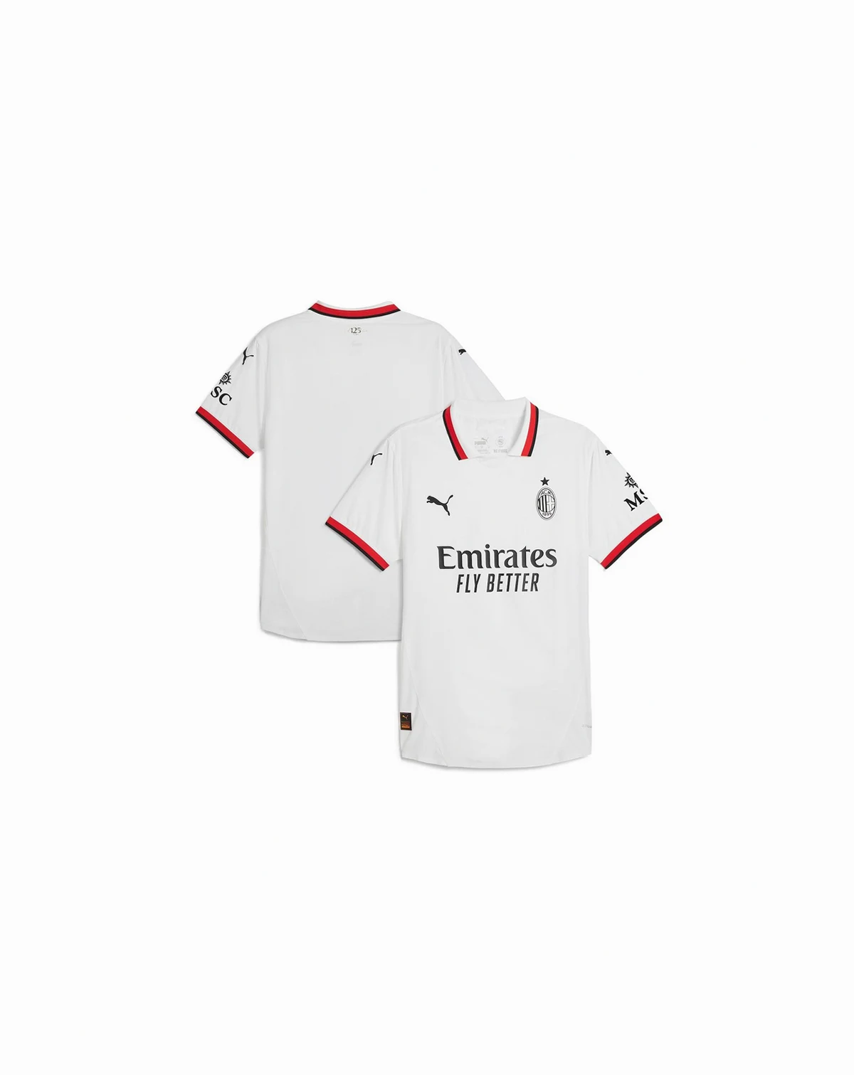 Men's White AC Milan 2024/25 Away Authentic Jersey