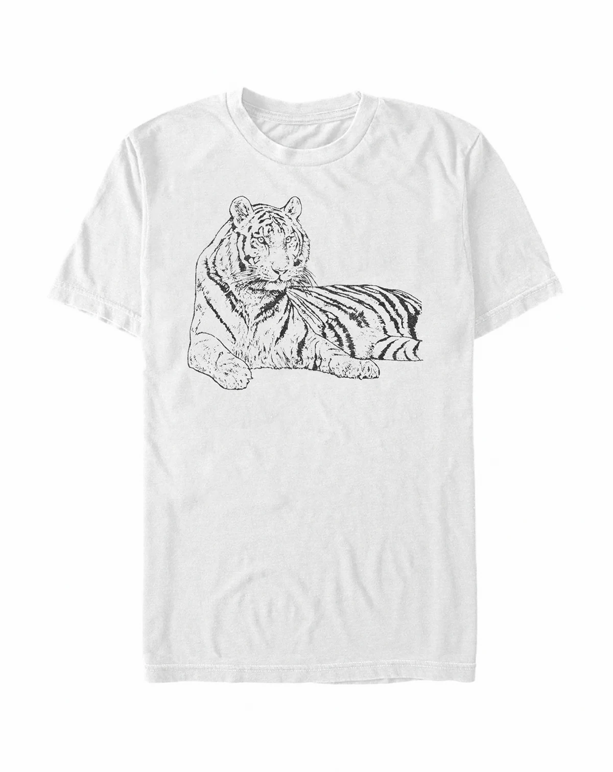 White Tiger Men's Short Sleeve T-Shirt