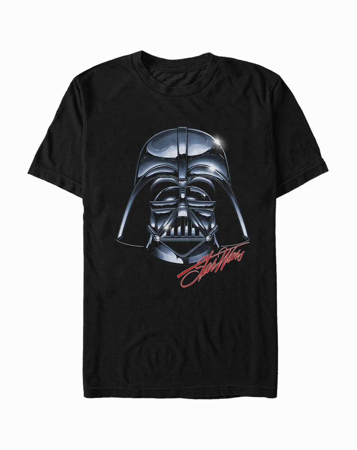 Star Wars Men's Classic Darth Vader Shiny Helmet Short Sleeve T-Shirt