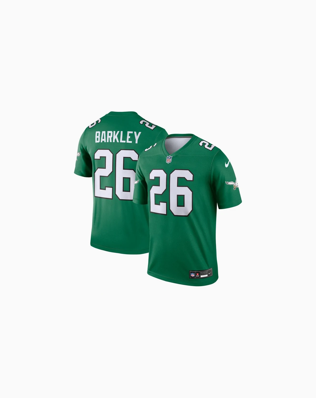 Men's Saquon Barkley Kelly Green Philadelphia Eagles Alternate Legend Jersey