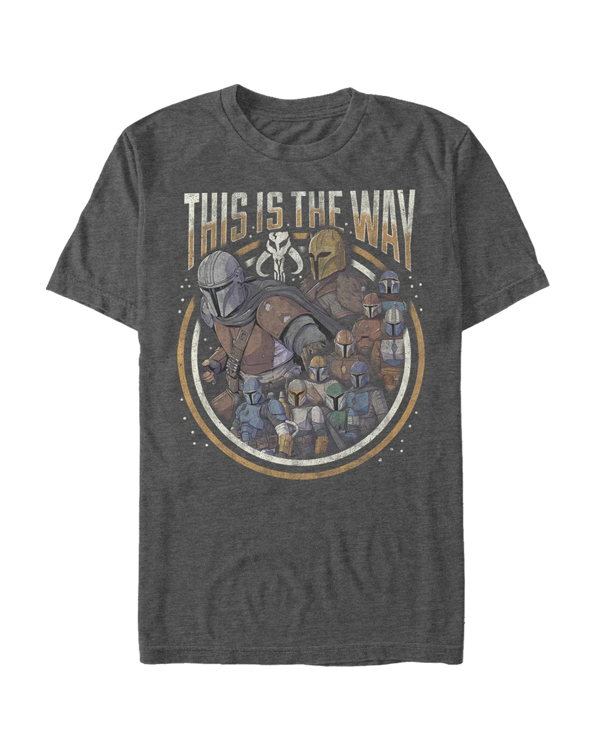 Men's Star Wars Mandalorian The Way Group Short Sleeve T-shirt