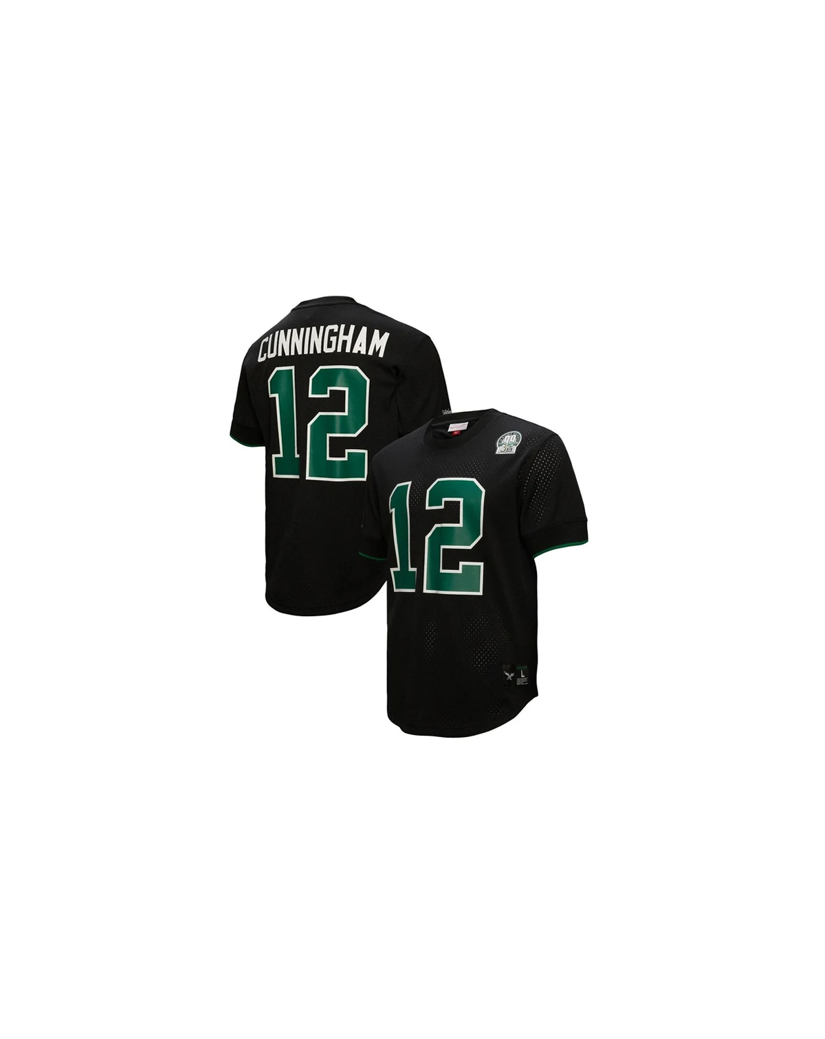 Men's Randall Cunningham Black Philadelphia Eagles Retired Player Name & Number Mesh Top
