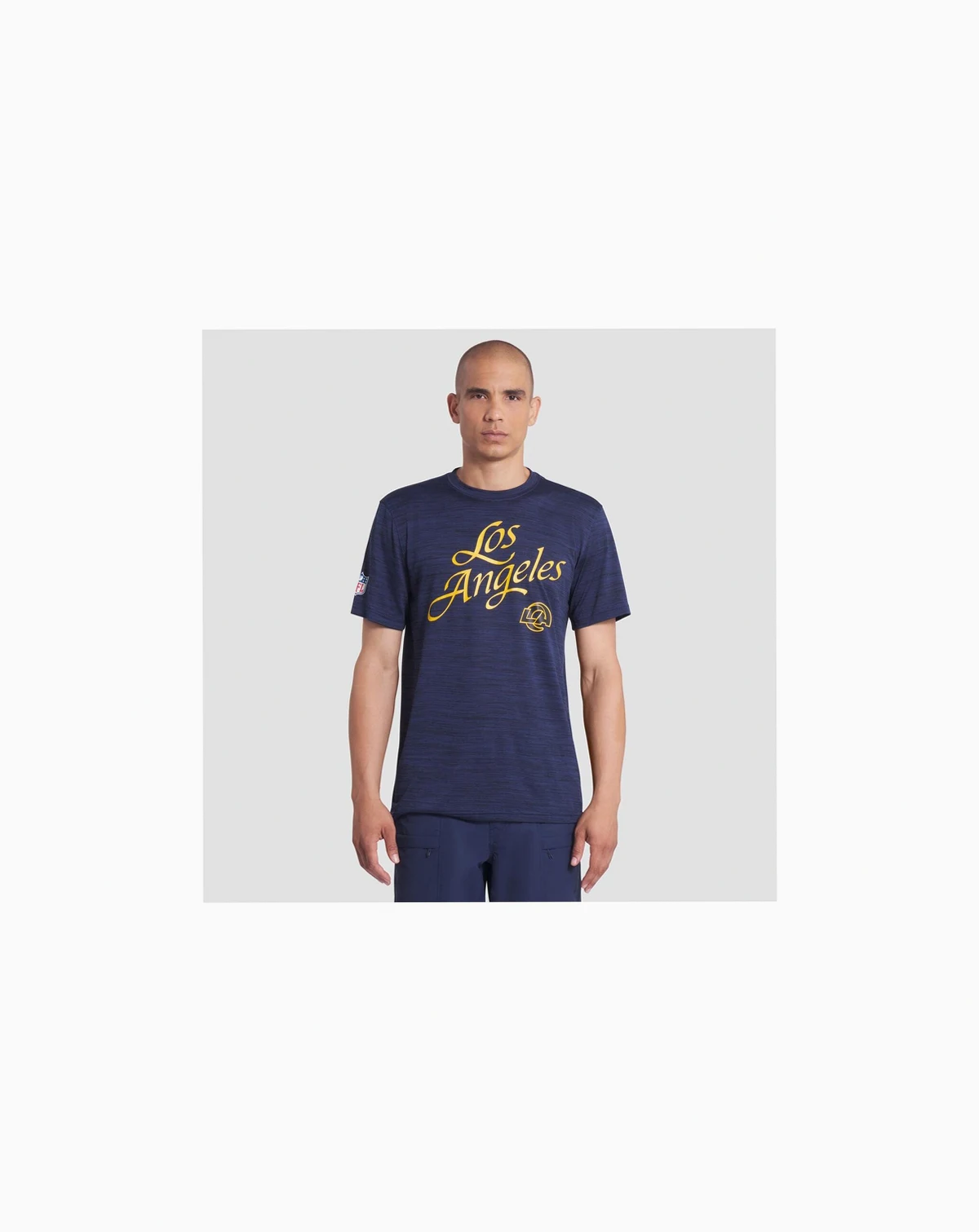 Men's Midnight Blue Los Angeles Rams 2025 Rivalries Collection Sideline Velocity Dri-FIT T-Shirt