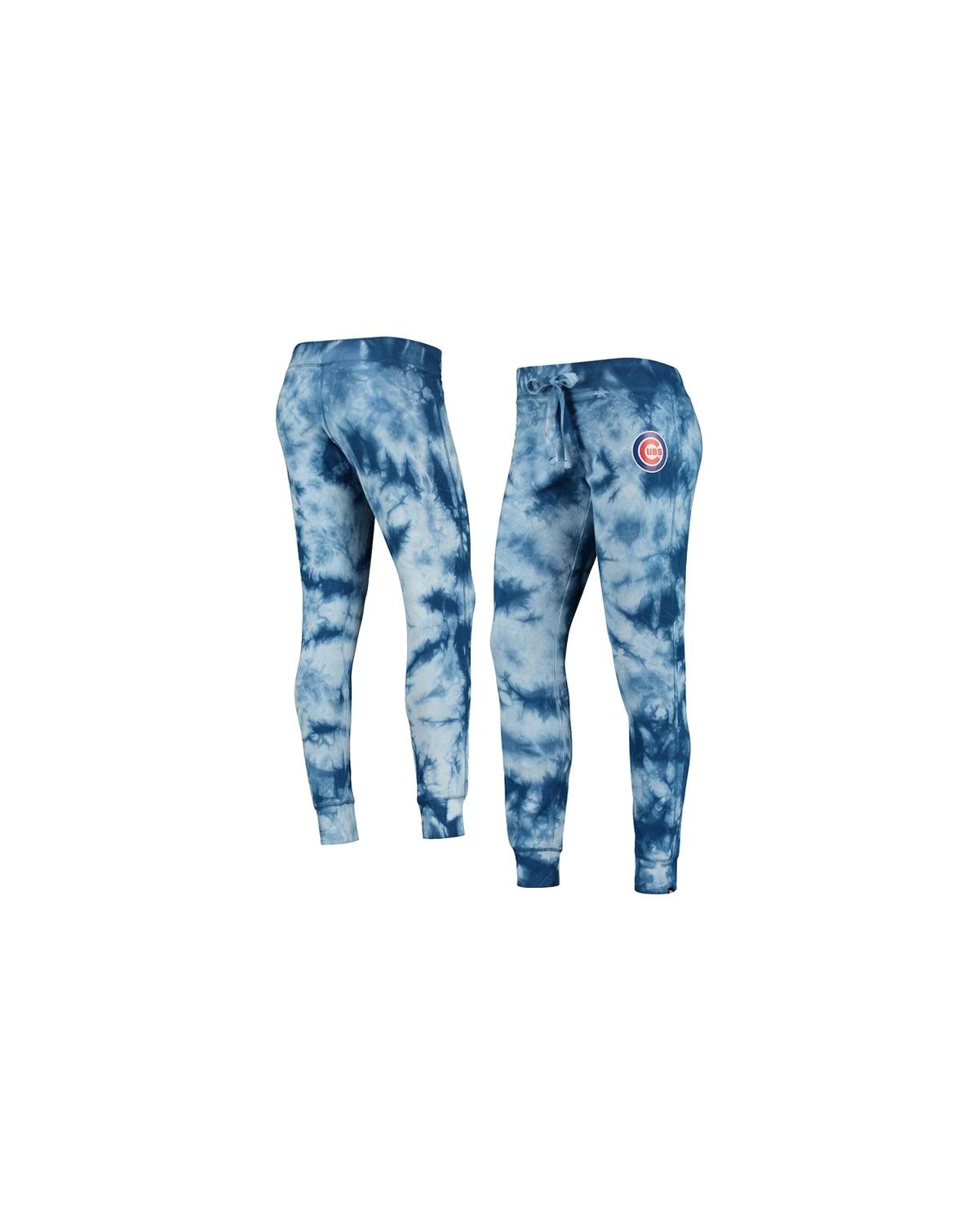 Women's Royal Chicago Cubs Tie-Dye Jogger Pants