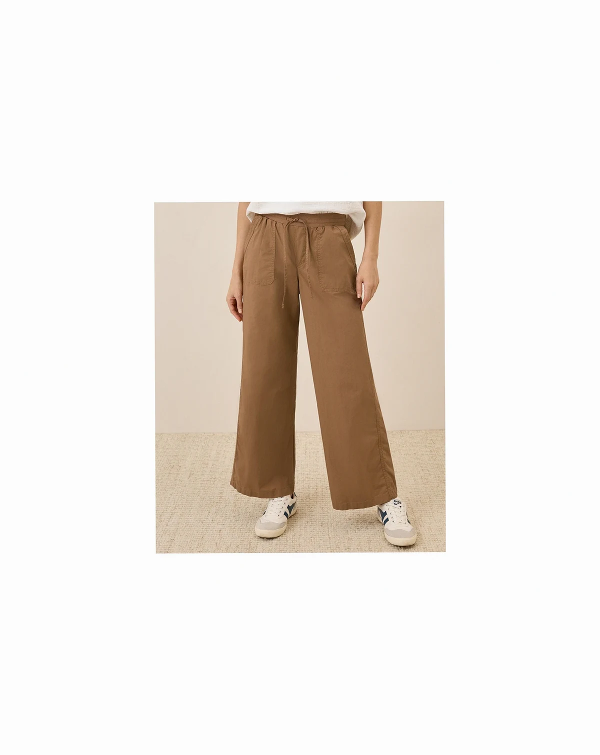 Women's Organic Cotton Monterey Poplin Wide Leg