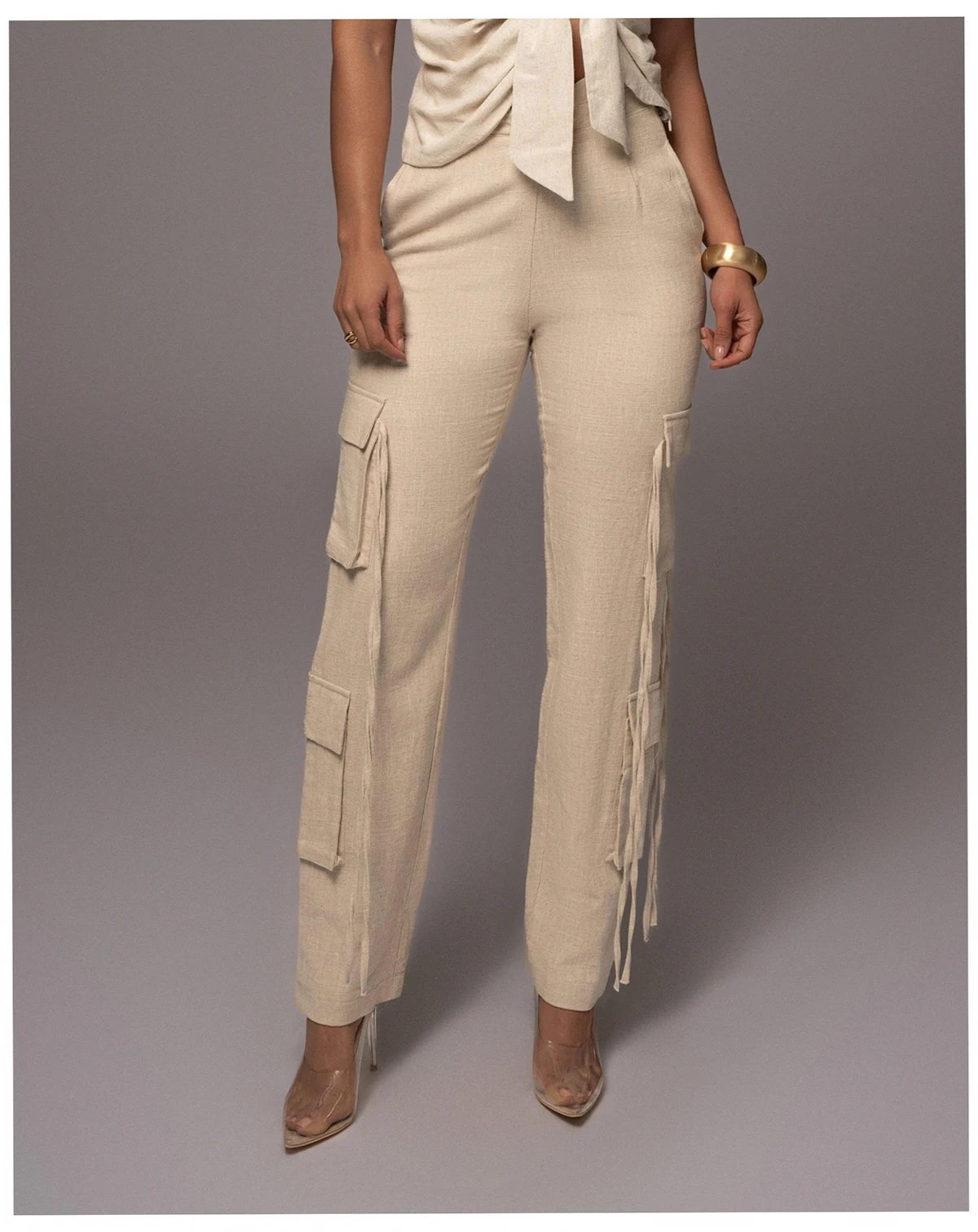 Women's Better Half Linen Utility Pants