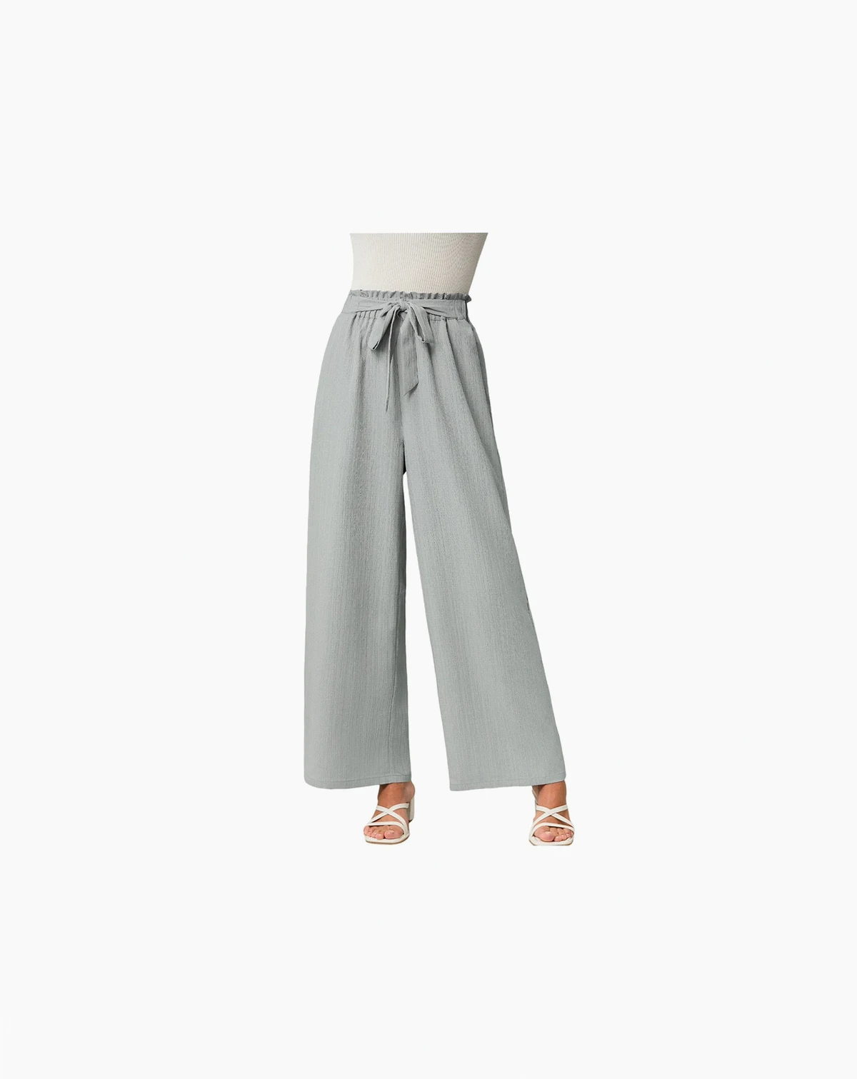 Women's Breezy Wide-Leg Pants with Drawstring Waist