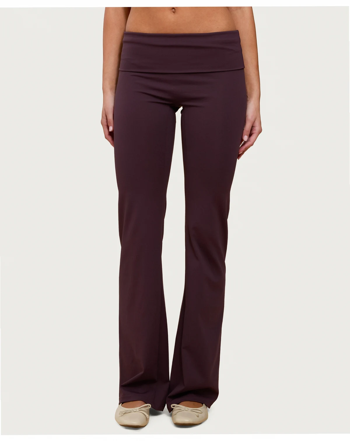Women's Oriane Foldover Flared Leggings