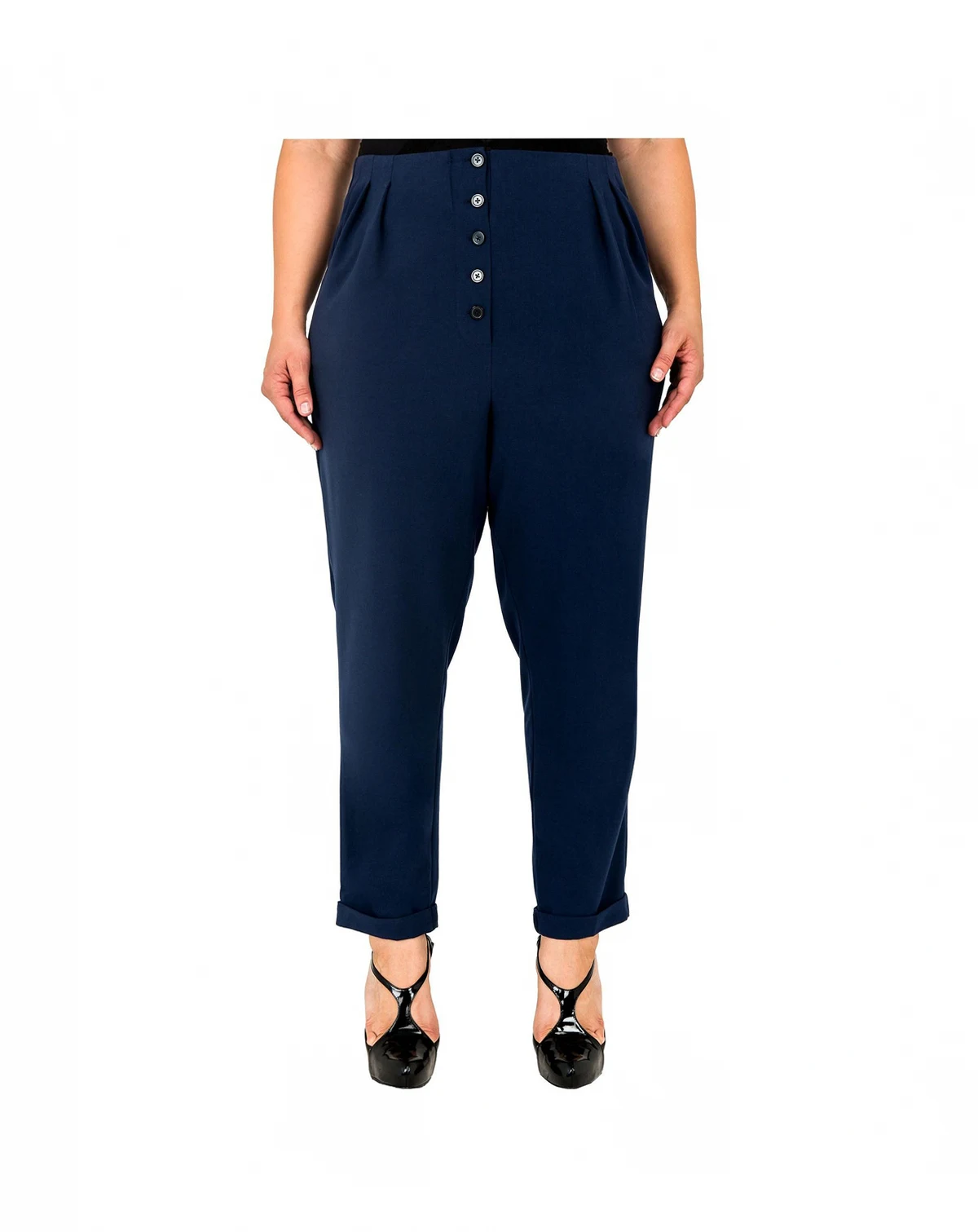 Women's Hollywood Waist Cropped Carrot Pants