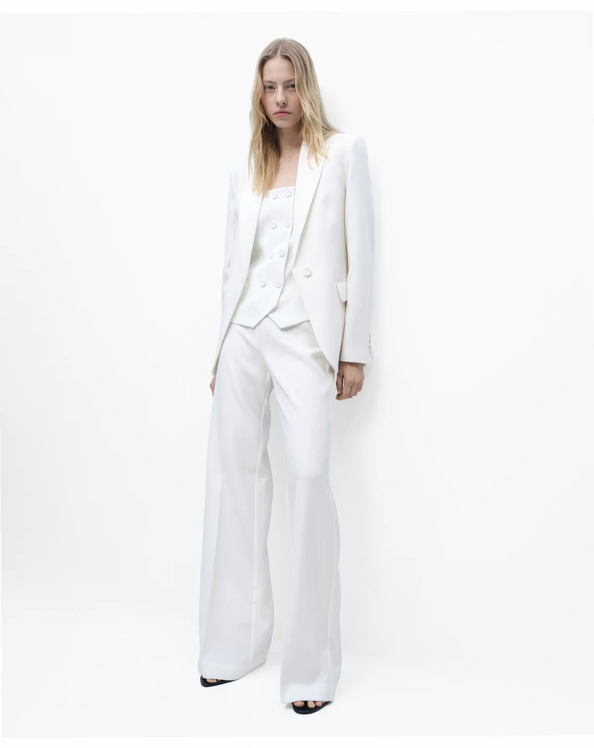 Women's Low-Rise Straight Suit Pants