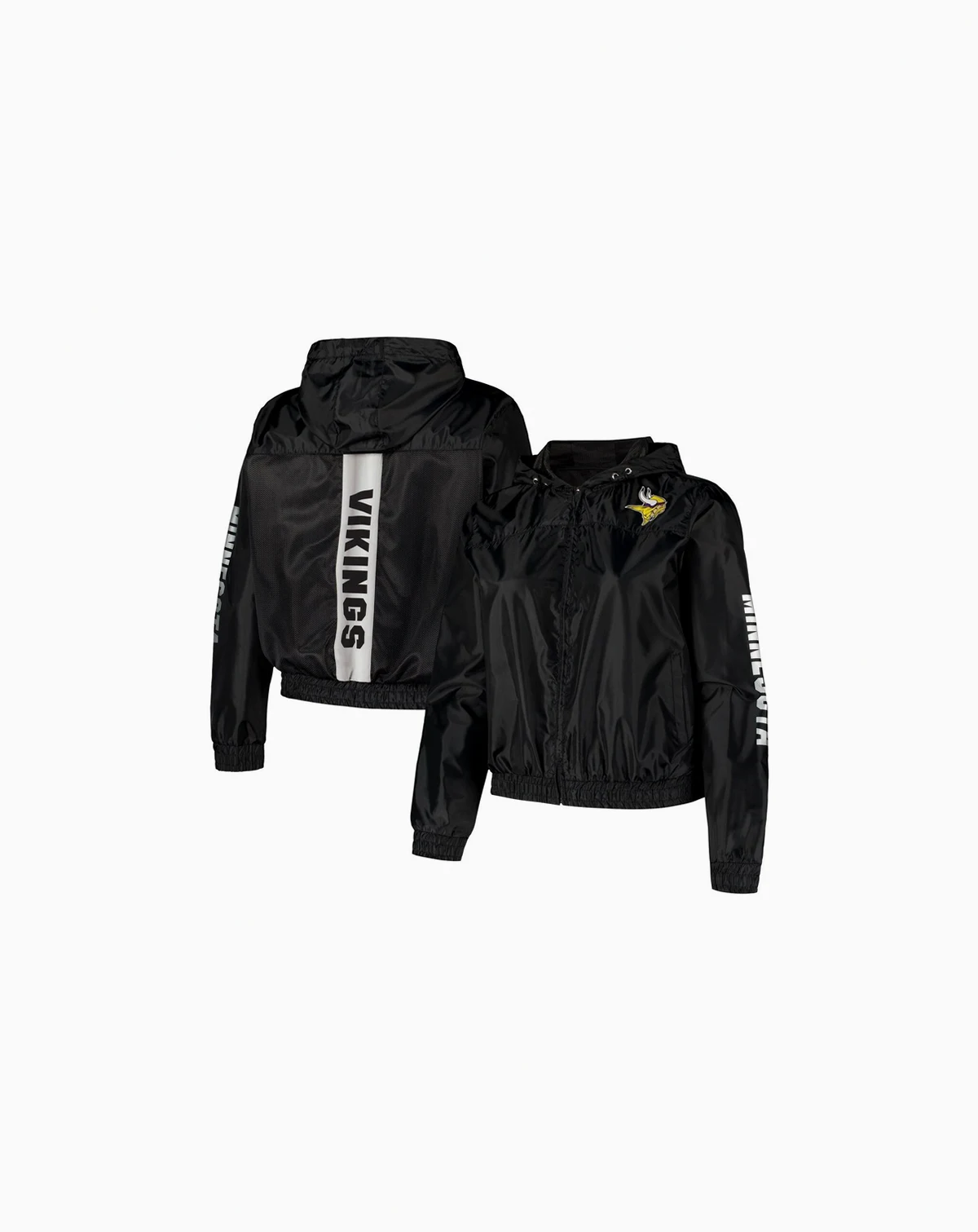 Women's Black Minnesota Vikings Full-Zip Jacket