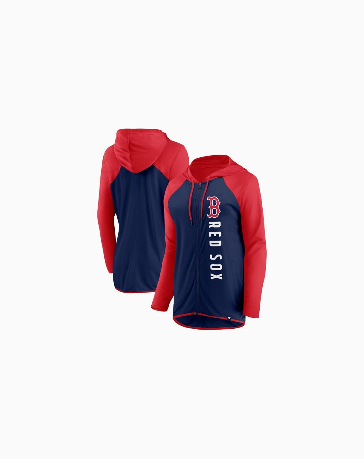 Women's Navy, Red Boston Red Sox Forever Fan Full-Zip Hoodie Jacket