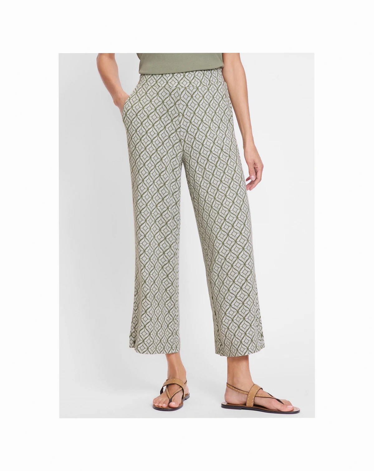 Women's Ornamental Pull-On Pant