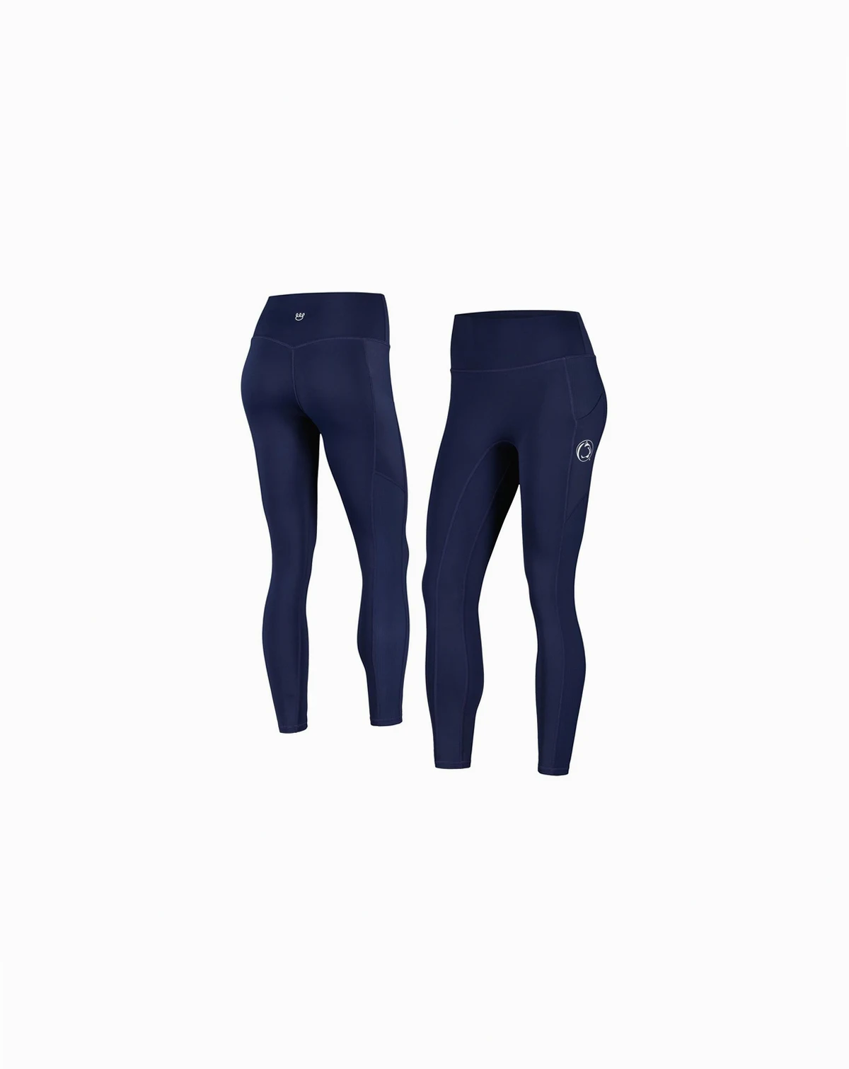 Women's Navy Penn State Nittany Lions 7/8 Mixed Media Pocket iLeggings