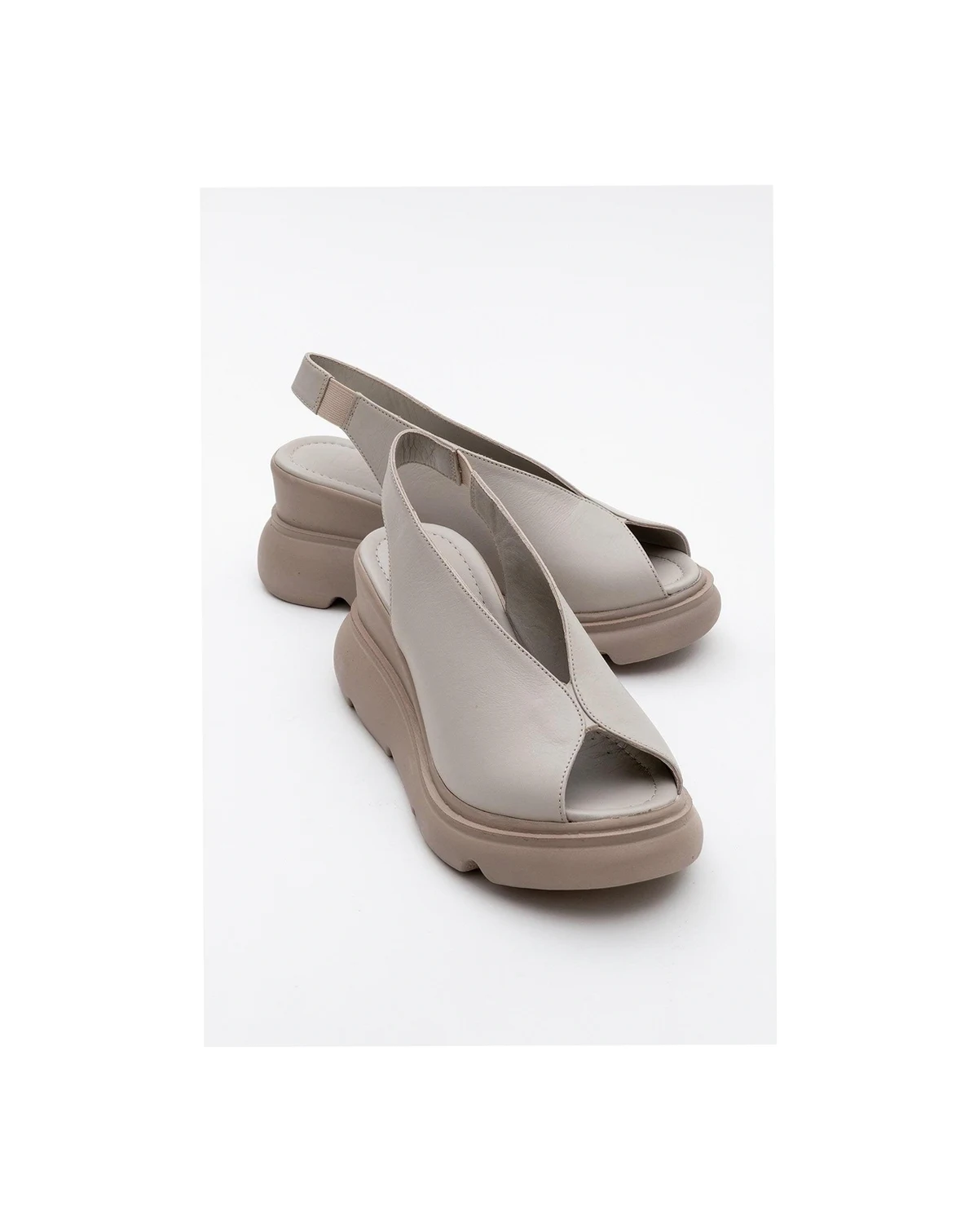 Sam Leather Platform Sandal (Women)