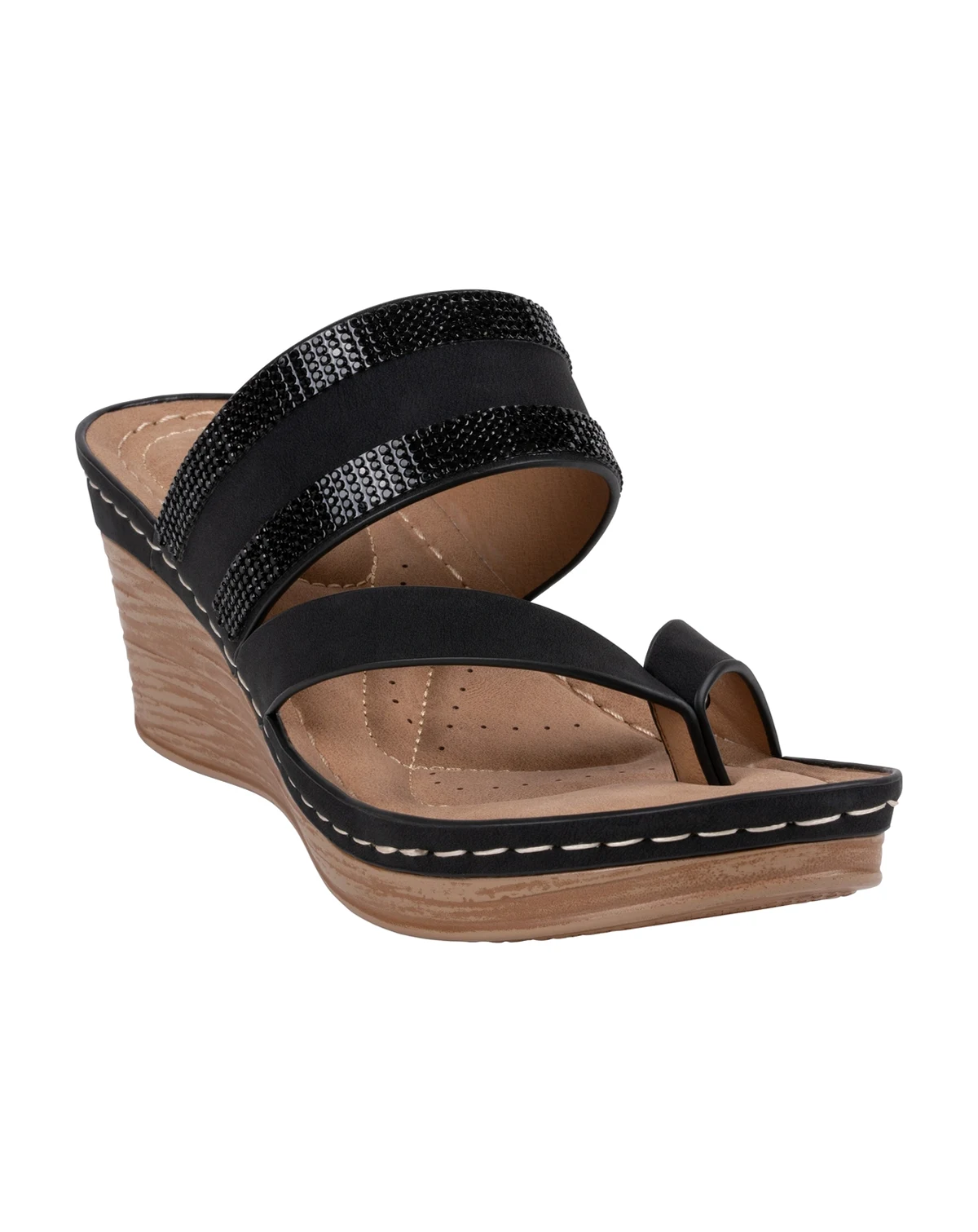 Women's Brazen Embellished Wedge Sandals