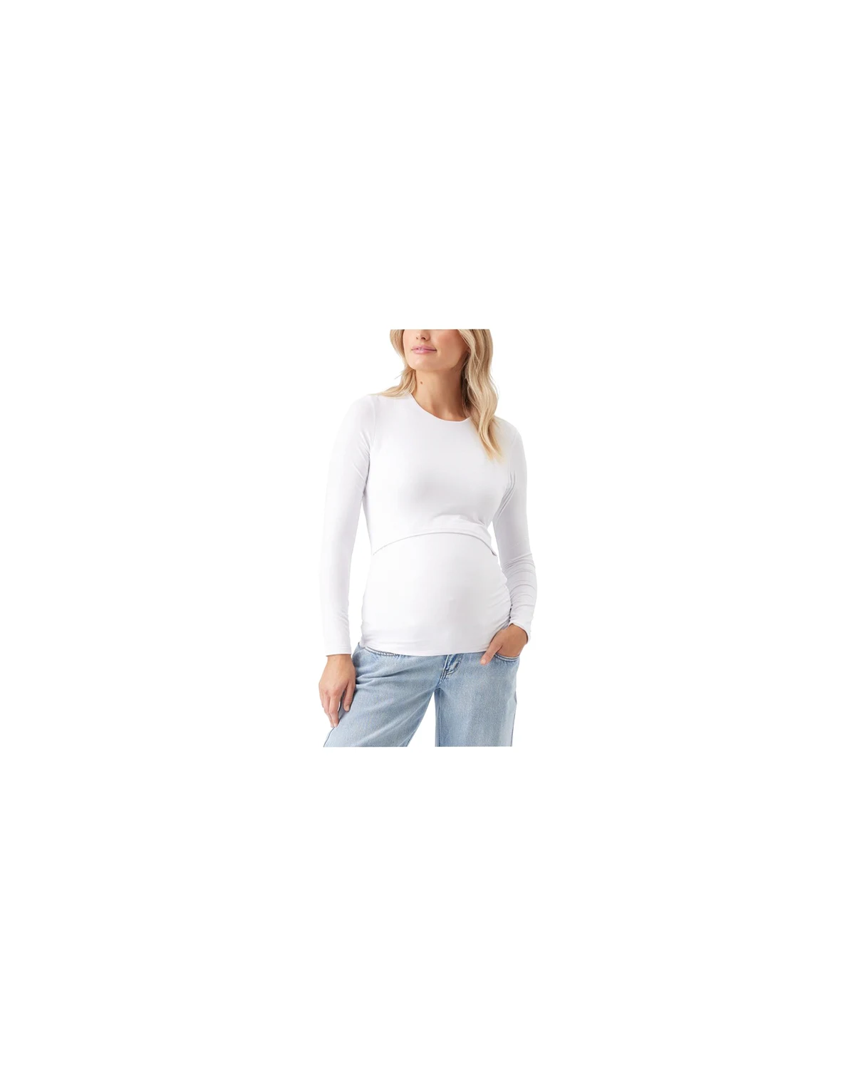 Maternity Luxe Knit Nursing Top