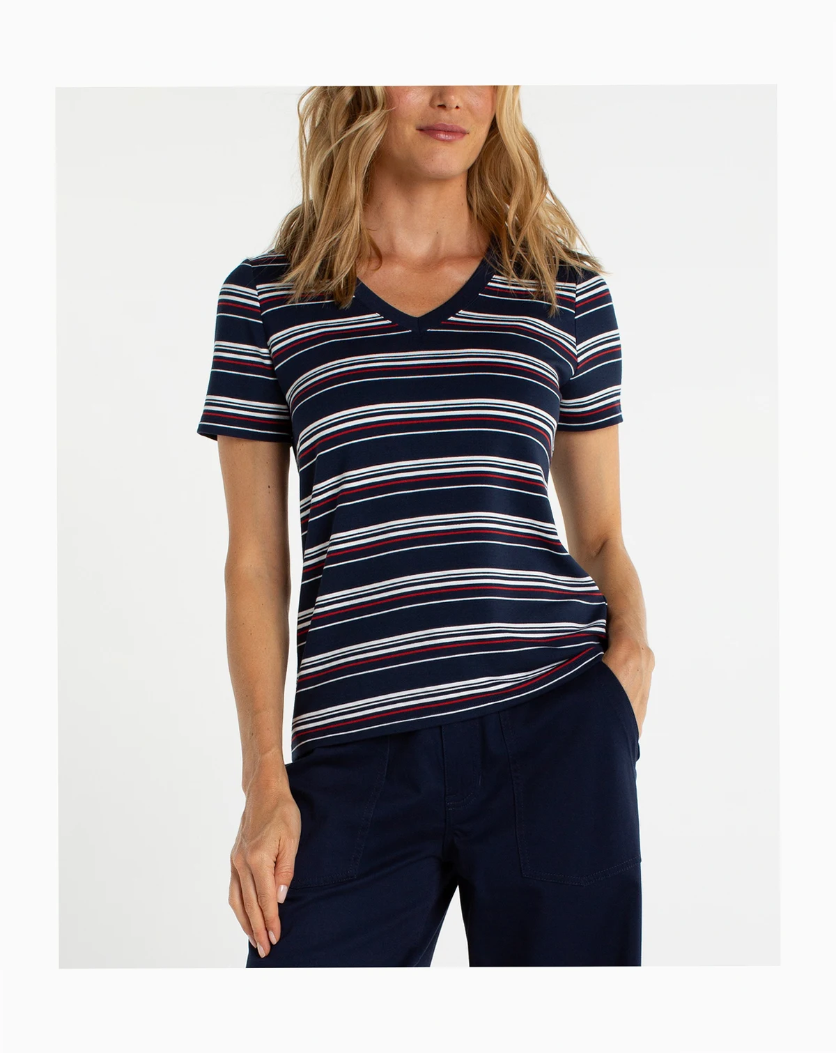 Women's Short-Sleeve V-Neck T-Shirt