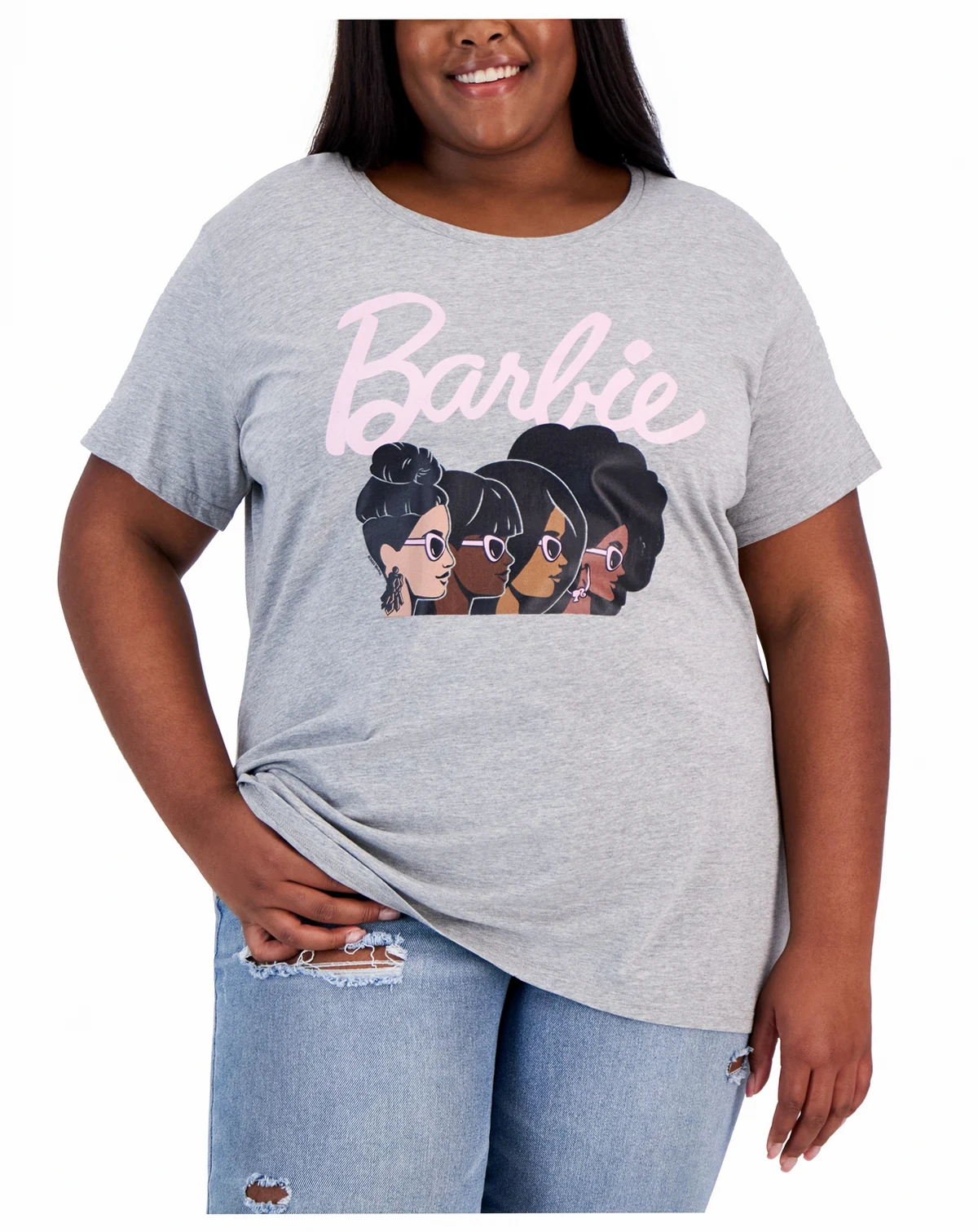 Trendy Plus Size Black History Barbie Silo Graphic T-Shirt