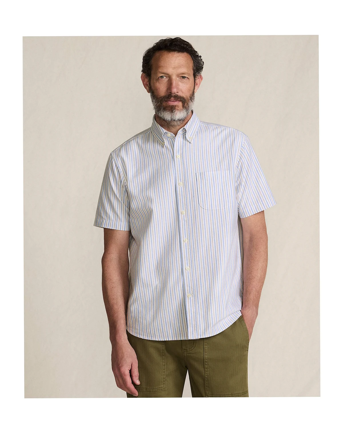 Men's Short Sleeve Sail Rigger Oxford Shirt