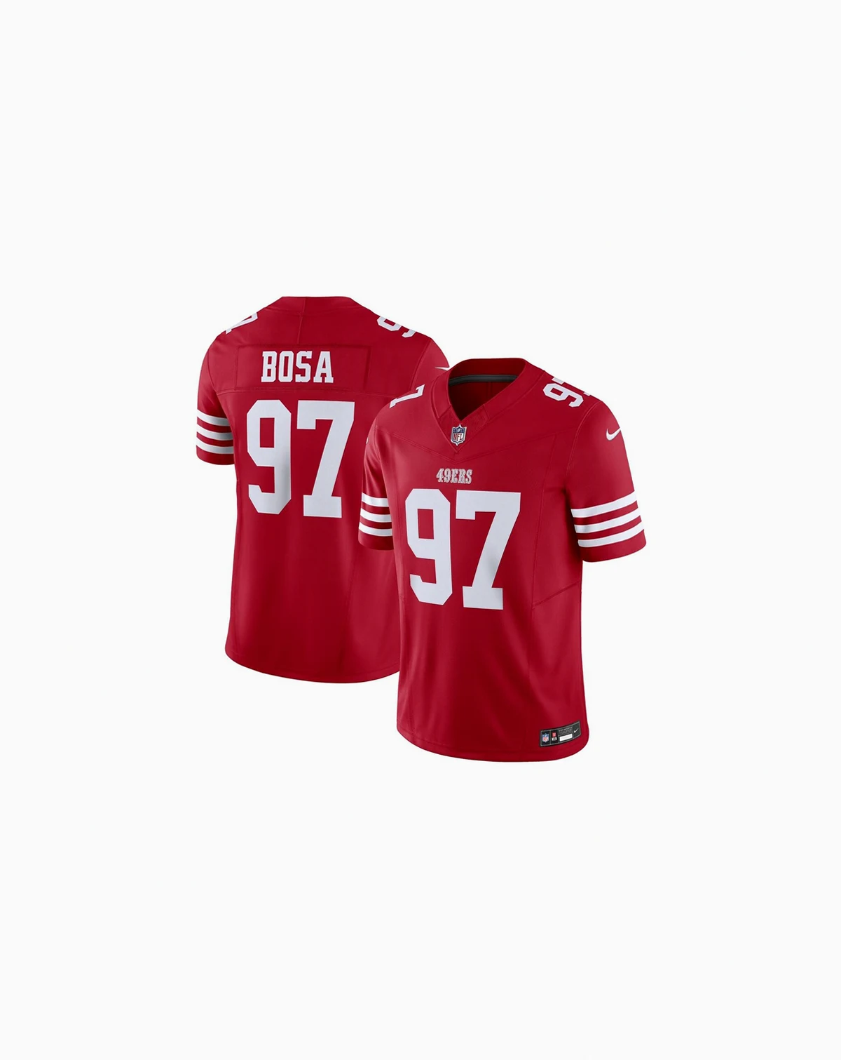 Men's Nick Bosa Scarlet San Francisco 49ers Vapor F.U.S.E. Limited Jersey
