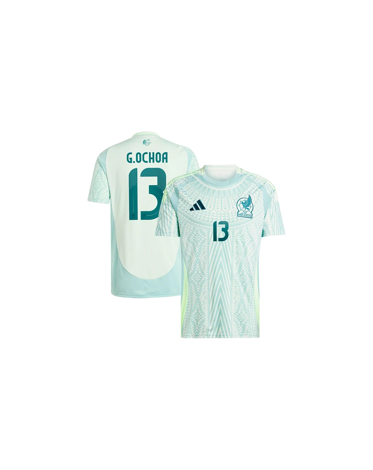 Men's Guillermo Ochoa Green Mexico National Team 2024 Away Replica Player Jersey