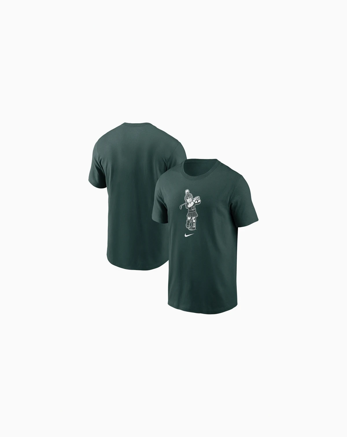 Men's Green Michigan State Spartans Golf Sparty Sport T-Shirt