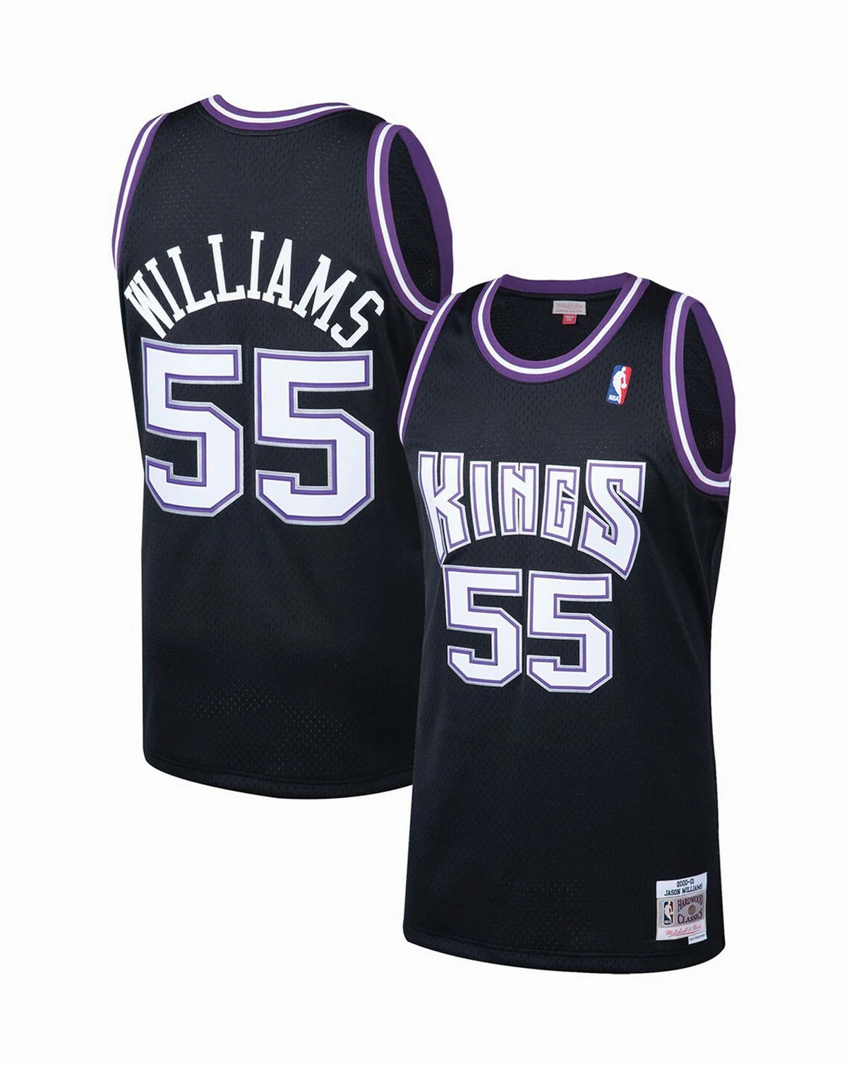 Men's Jason Williams Black Sacramento Kings 2000-01 Hardwood Classics Swingman Player Jersey