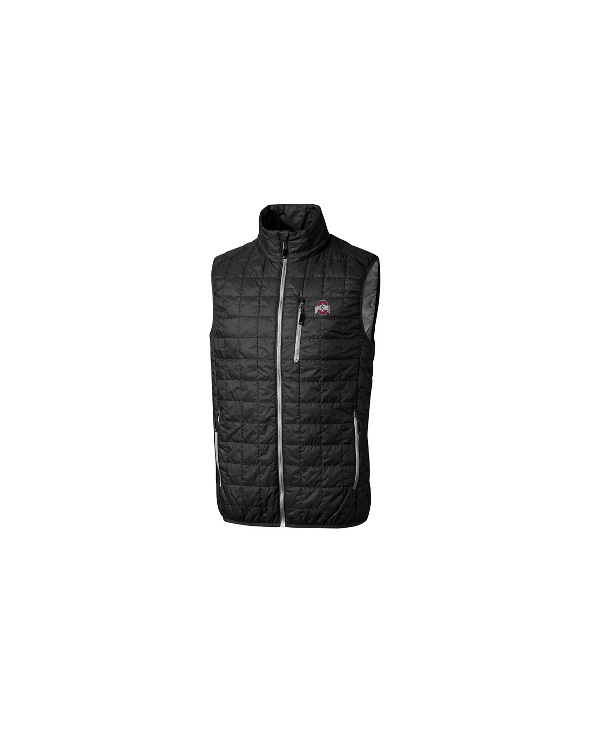 Men's Black Ohio State Buckeyes Rainier Full-Zip Vest