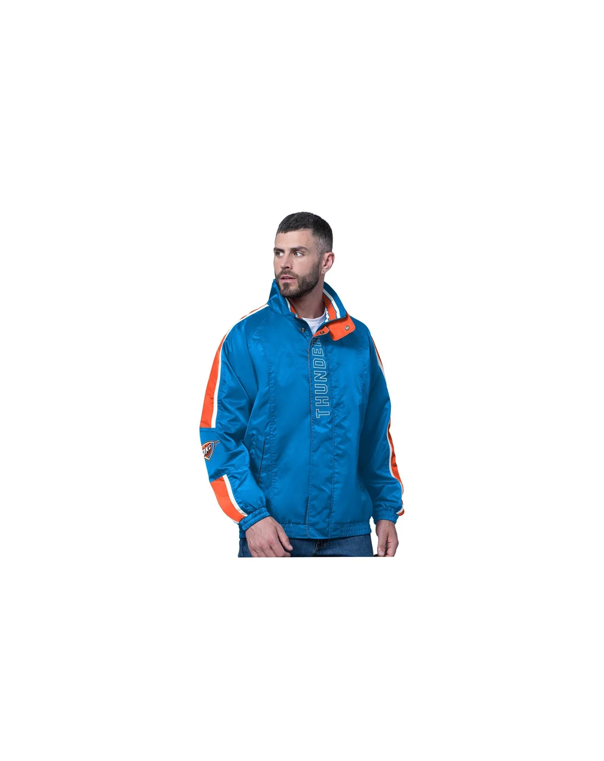 Men's Blue Oklahoma City Thunder Freestyle Lightweight Full-Zip Jacket