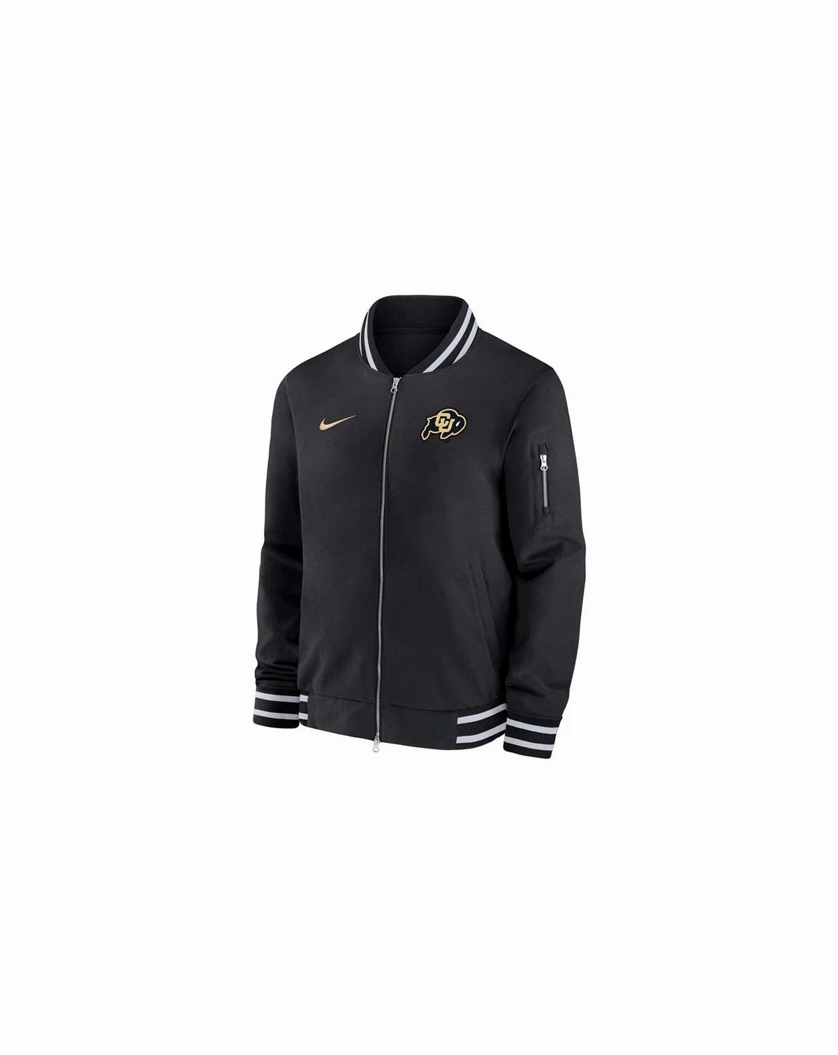 Men's Black Colorado Buffaloes Full-Zip Bomber Jacket