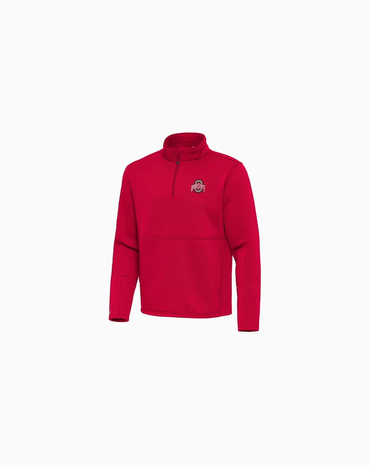 Men's Scarlet Ohio State Buckeyes Twist Quarter-Zip Pullover Jacket