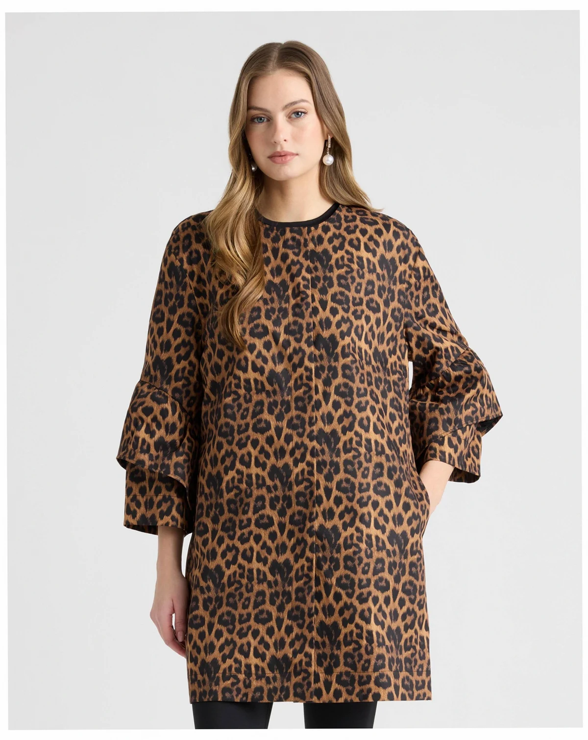 Women's Frill Sleeve Coat