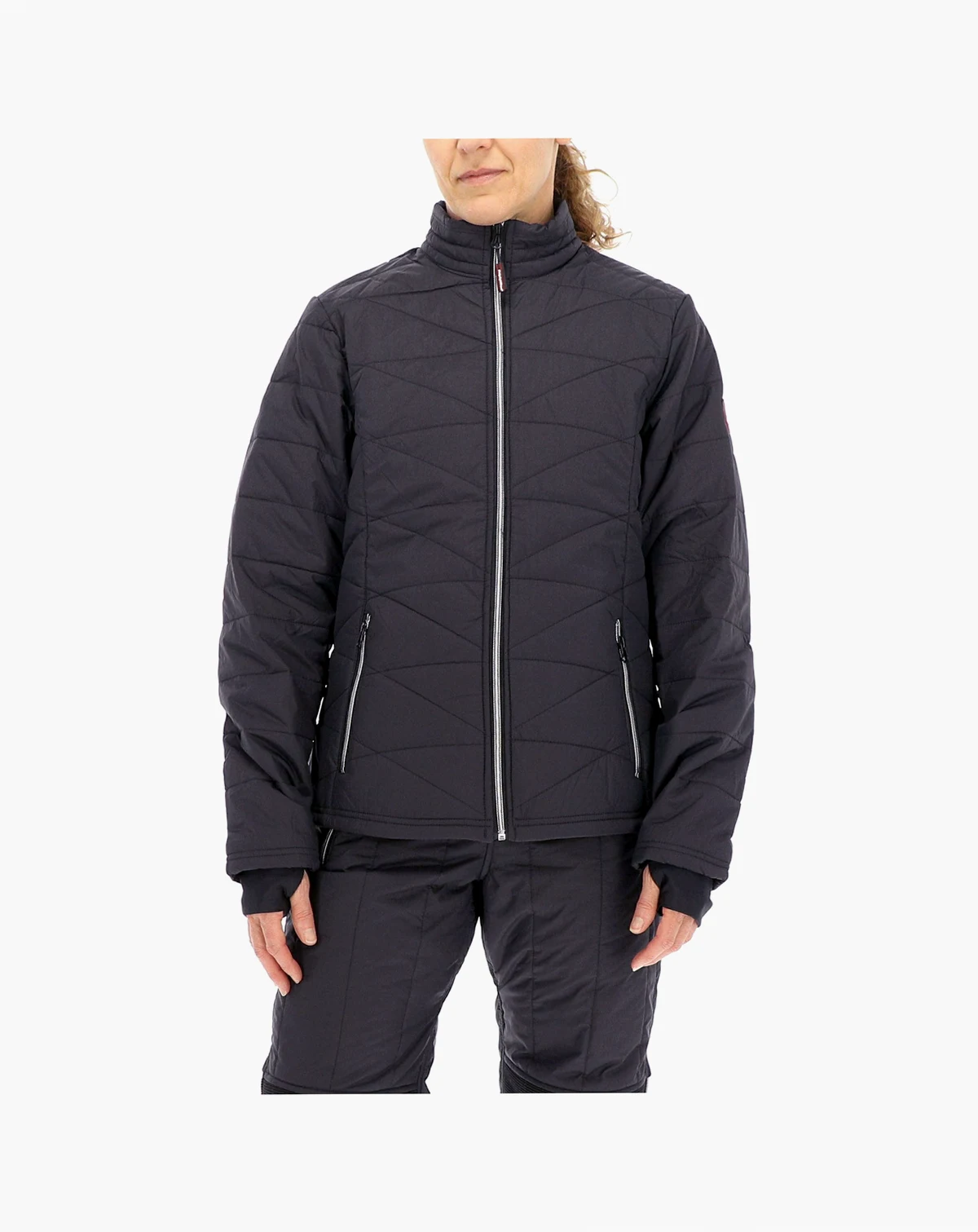 Plus Size Warm Lightweight Packable Quilted Ripstop Insulated Jacket