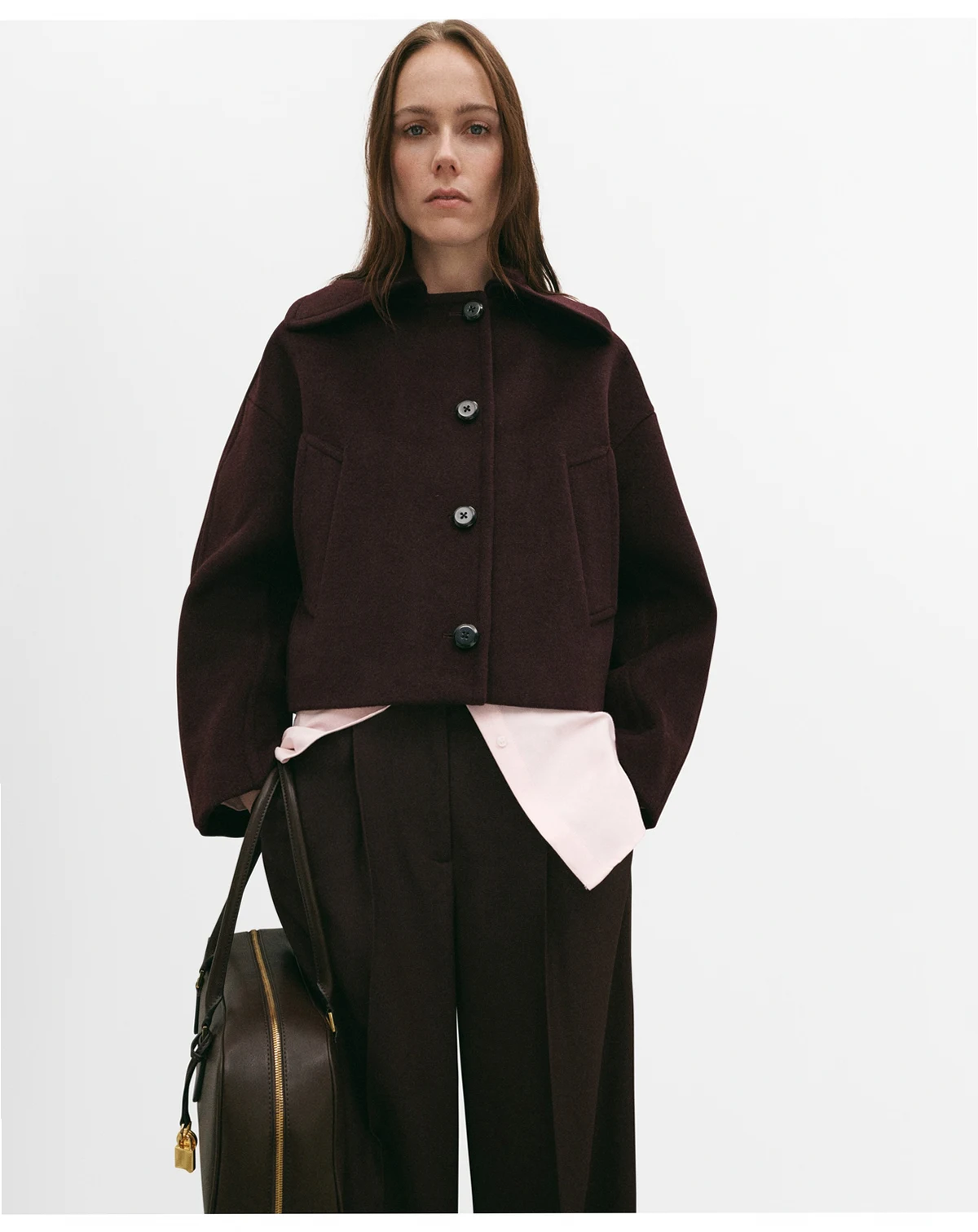 Women's Camp Collar Wool Jacket