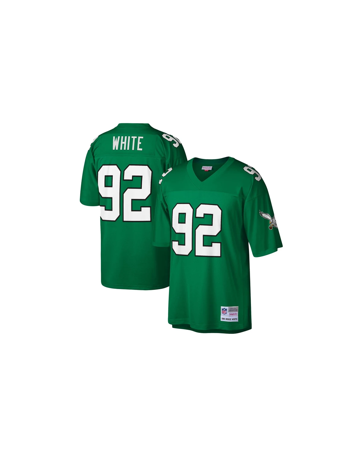 Men's Reggie White Kelly Green Philadelphia Eagles Legacy Replica Jersey