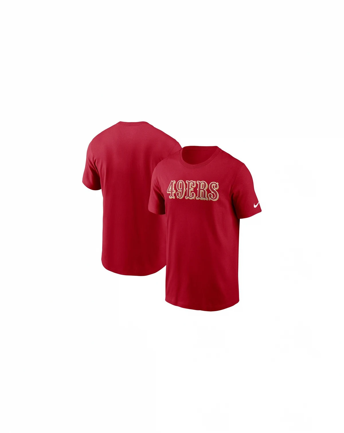 Men's Scarlet San Francisco 49ers Primetime Wordmark Essential T-Shirt