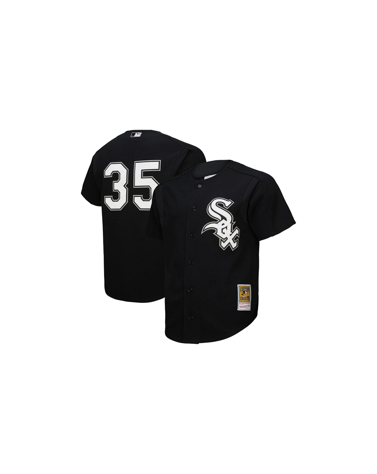 Men's Frank Thomas Black Chicago White Sox Authentic Batting Practice Jersey
