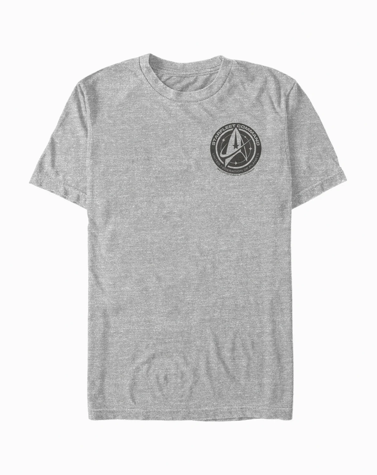 Star Trek Men's Discovery Starfleet Command United Federation Of Planets Short Sleeve T-Shirt