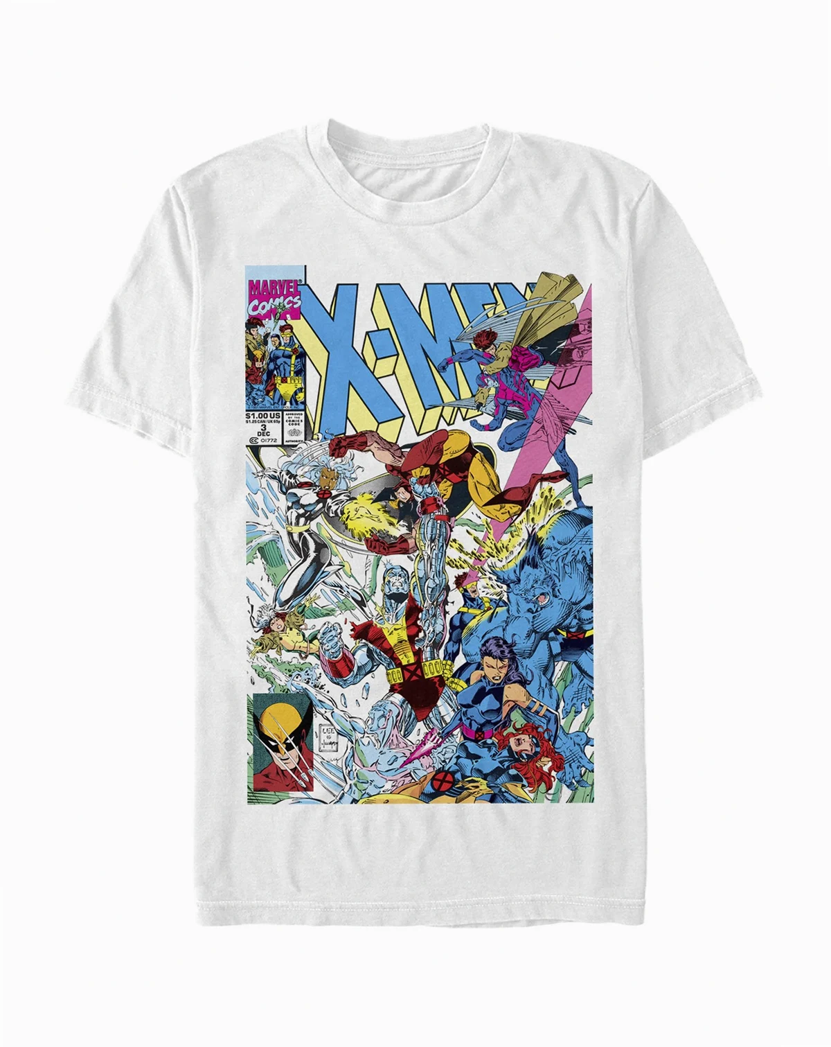 Men's Blast Comic Cover Short Sleeve Crew T-shirt