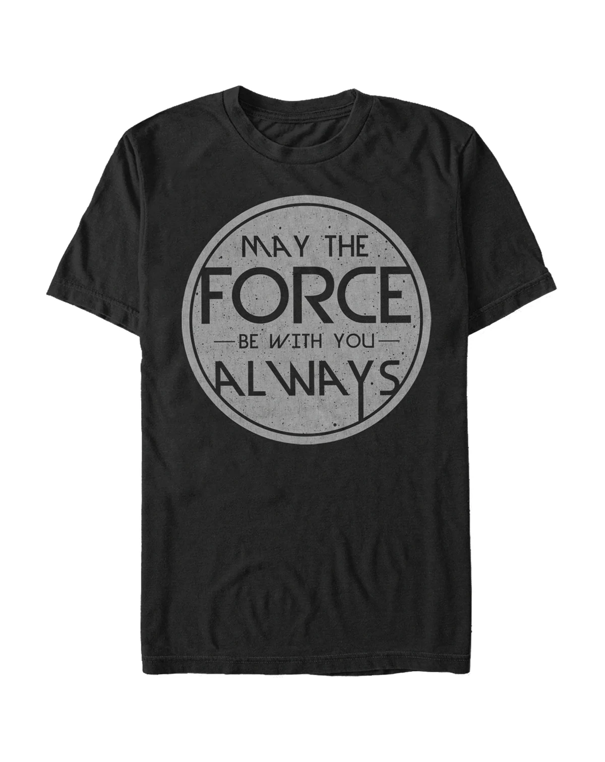 Star Wars Men's May The Force Be With You Always Short Sleeve T-Shirt