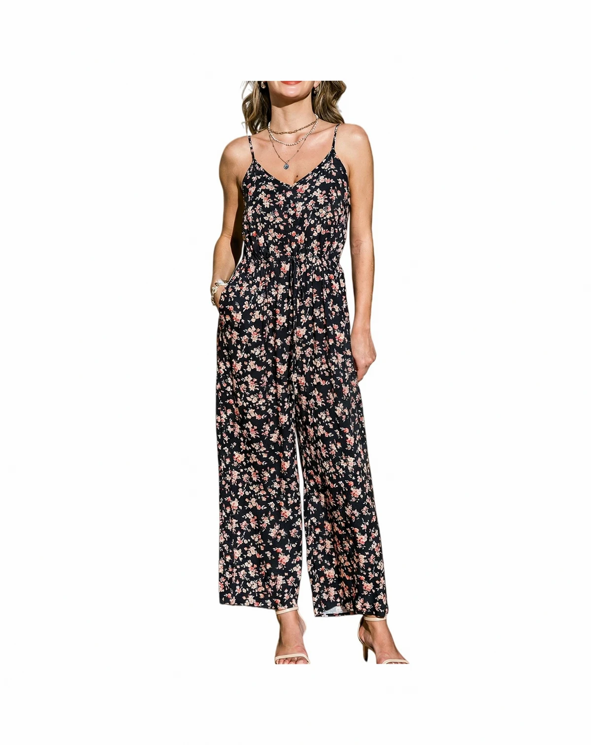 Women's Vagabond Floral Jumpsuit
