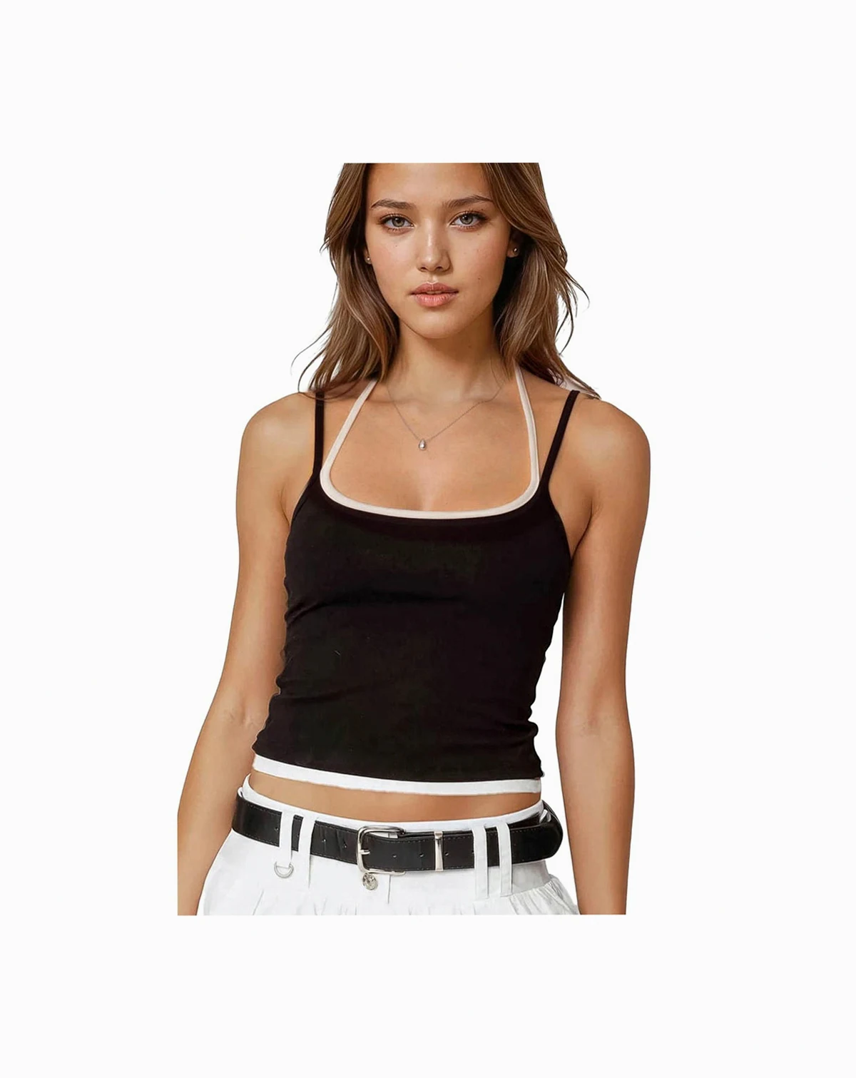 Women's Roya Layered Halter Tank Top