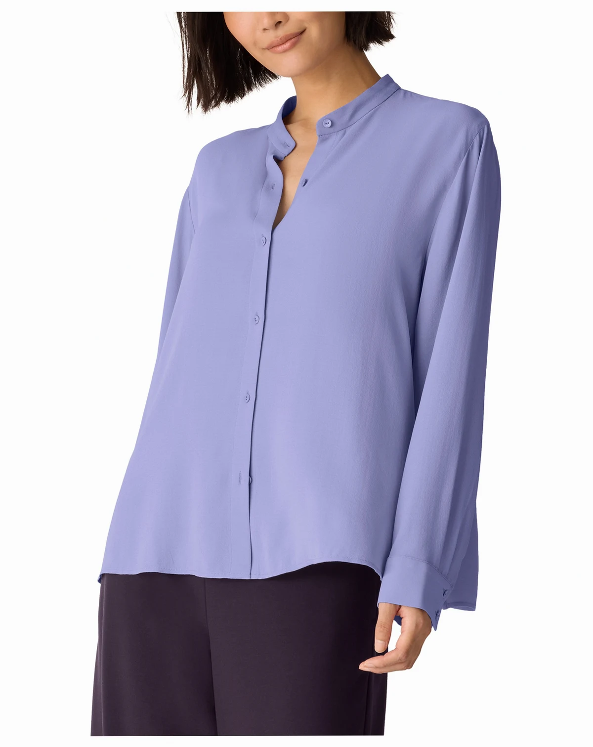 Women's Mandarin Collar Top