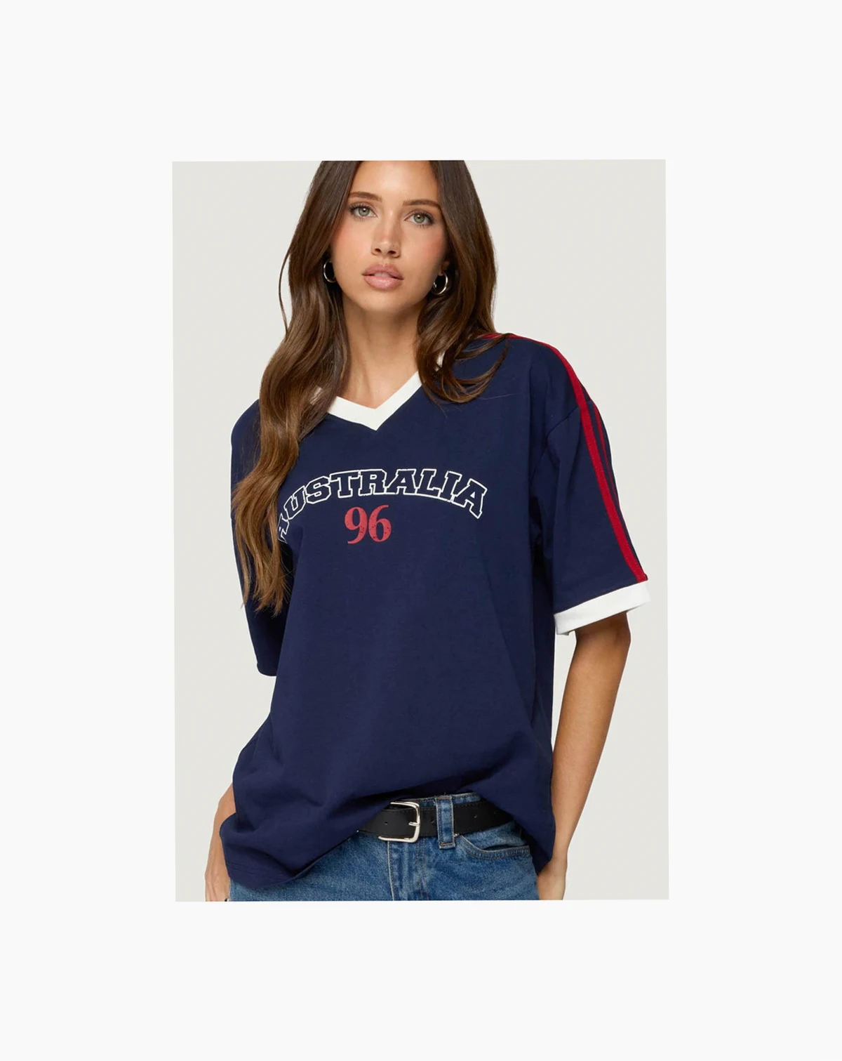 Women's Australia 96 Contrast Oversized T Shirt