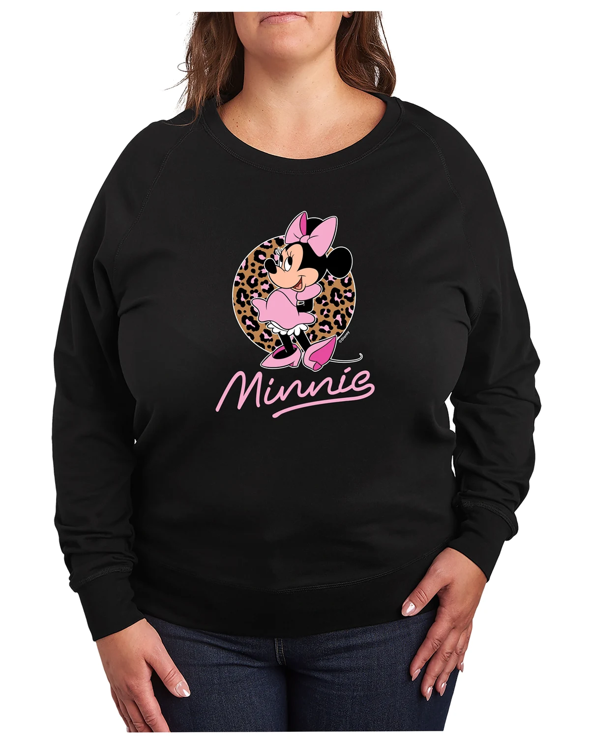 Plus Size Disney Minnie Mouse Graphic Pullover T-shirt