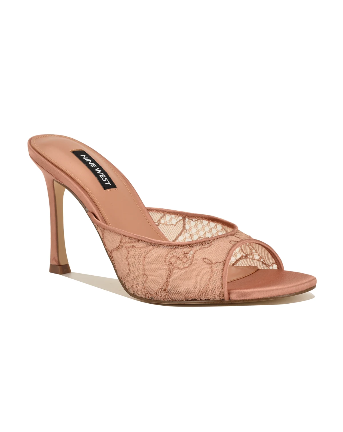 Women's Kiscop Lace Slip-On Stiletto Sandals