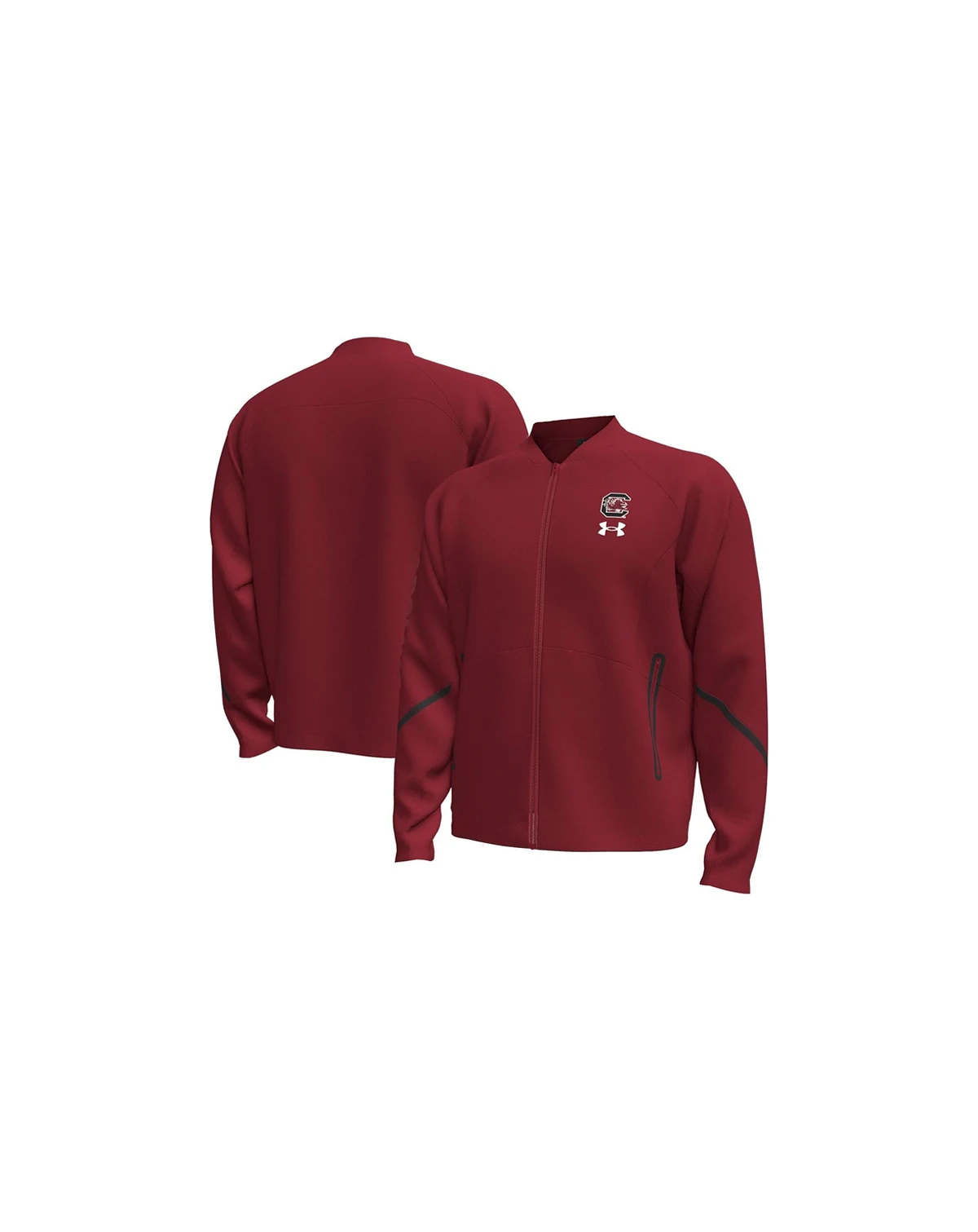 Men's Garnet South Carolina Gamecocks Unstoppable Full-Zip Bomber Jacket