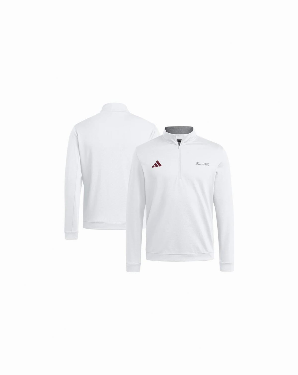 Men's White Texas A&M Aggies Elevated Quarter-Zip Jacket